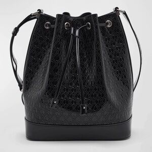 New Saint Laurent Le Monogram Bucket Bag in Spazzolato Leather
